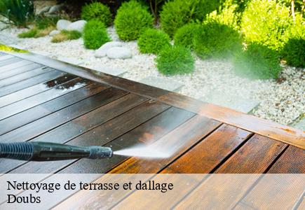 Nettoyage de terrasse et dallage 25 Doubs Entreprise Net 25