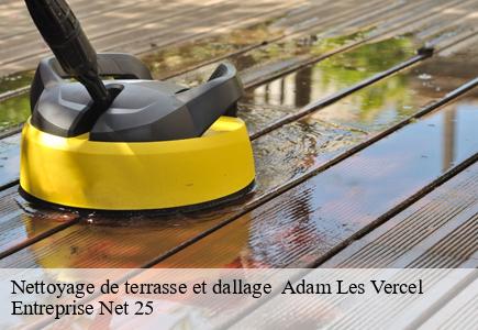 Nettoyage de terrasse et dallage adam-les-vercel-25530 Entreprise Net 25