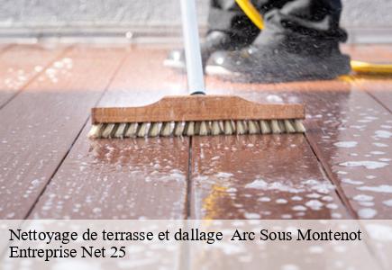 Nettoyage de terrasse et dallage arc-sous-montenot-25270 Entreprise Net 25