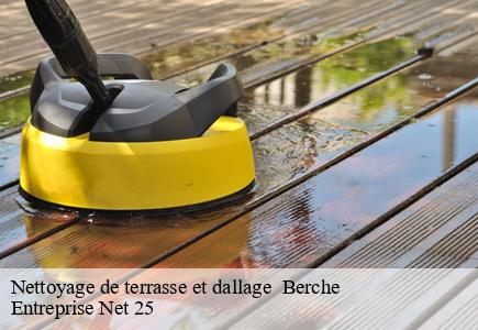 Nettoyage de terrasse et dallage berche-25420 Entreprise Net 25