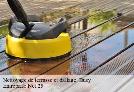 Nettoyage de terrasse et dallage busy-25320 Entreprise Net 25