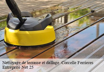 Nettoyage de terrasse et dallage corcelle-ferrieres-25410 Entreprise Net 25