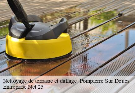 Nettoyage de terrasse et dallage pompierre-sur-doubs-25340 Entreprise Net 25