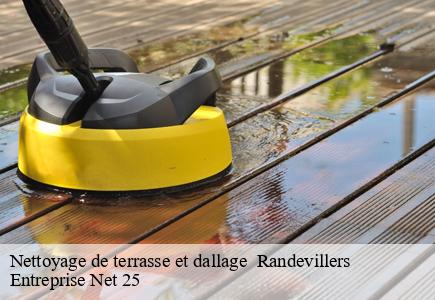 Nettoyage de terrasse et dallage randevillers-25430 Entreprise Net 25