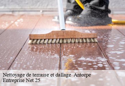 Nettoyage de terrasse et dallage antorpe-25410 Entreprise Net 25