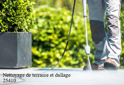 Nettoyage de terrasse et dallage antorpe-25410 Entreprise Net 25