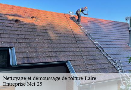 Nettoyage et démoussage de toiture laire-25550 Entreprise Net 25